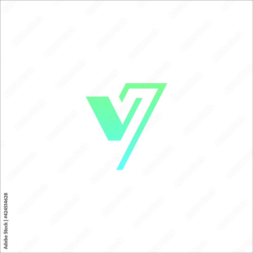 letter V logo design vector sign letter V logo design vector sign