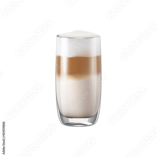 Glass Of Coffee Composition