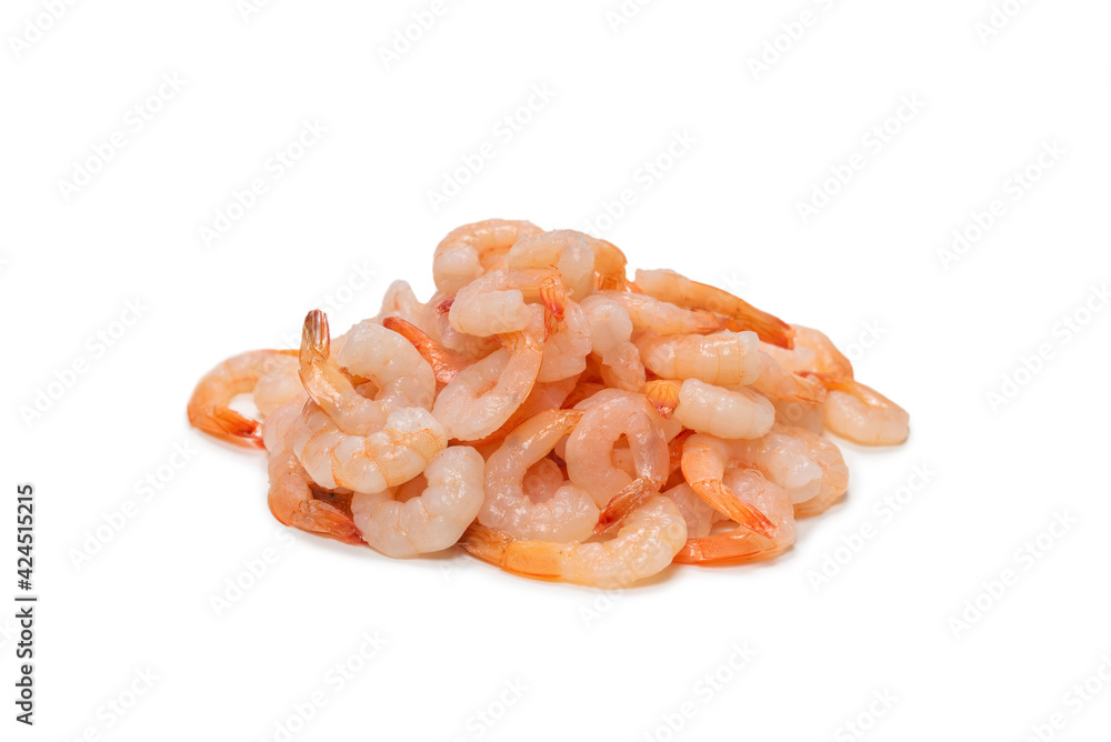 Frozen shrimps background. Top view. Frozen shrimps background. Top view.