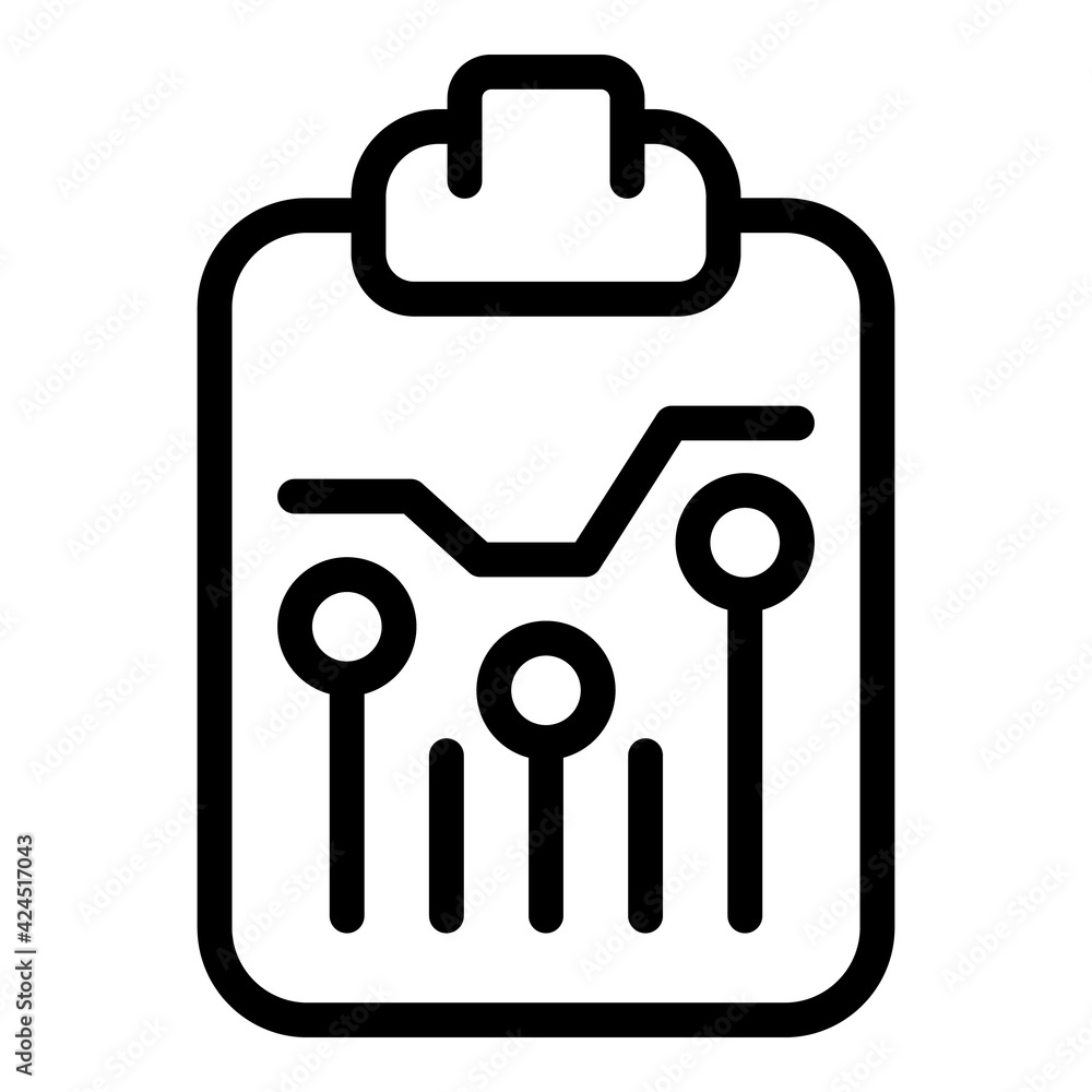 Growth chart icon. Outline growth chart vector icon for web design isolated on white background Growth chart icon. Outline growth chart vector icon for web design isolated on white background