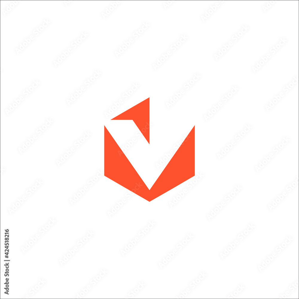 letter V logo design vector sign letter V logo design vector sign