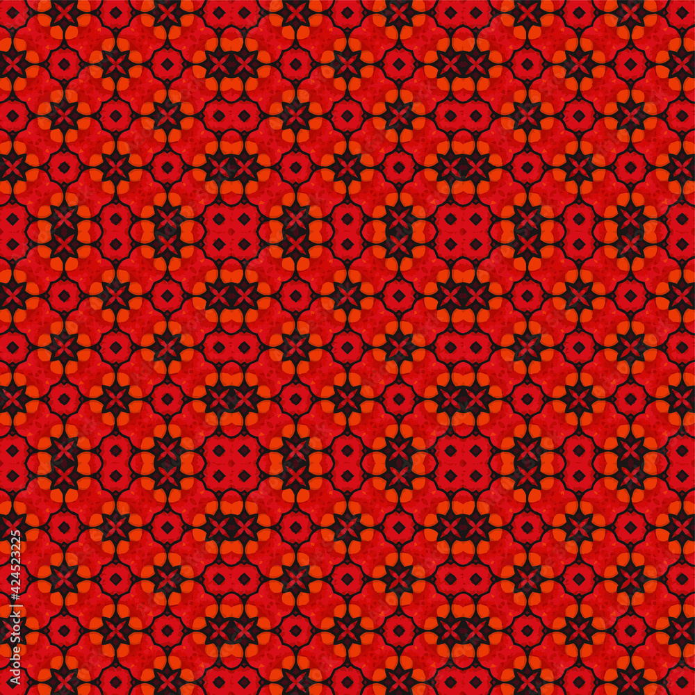 Color pattern texture. Colorful ornamental graphic design. Mosaic ornaments. Pattern template. Vector illustration.