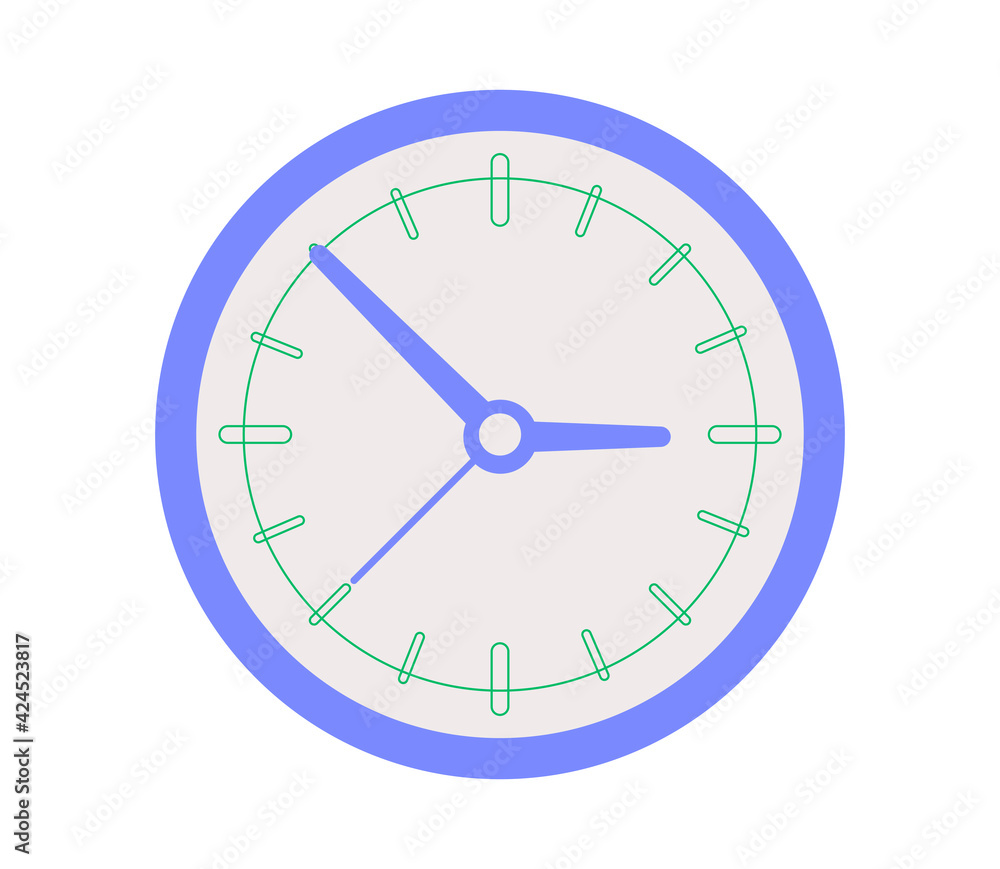 Time clock isolated icon for wab design. Simple vector illustration. Time clock isolated icon for wab design. Simple vector illustration.