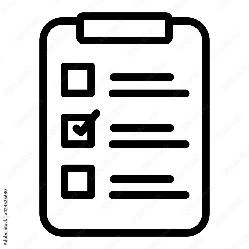 Mission clipboard icon. Outline Mission clipboard vector icon for web design isolated on white background Mission clipboard icon. Outline Mission clipboard vector icon for web design isolated on white background
