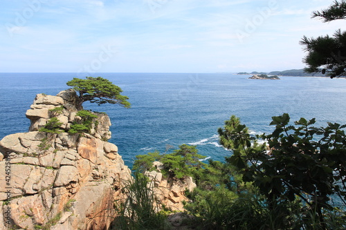 Hajodae in YangYang-gun in Korea. Hajodae is fantastic cliff.