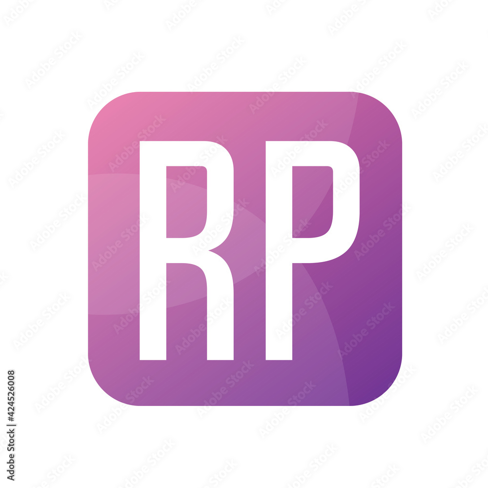RP Letter Logo Design With Simple style RP Letter Logo Design With Simple style