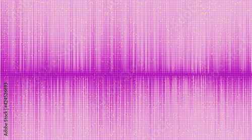 Pinkl Sound Wave Background,technology and earthquake wave diagram concept,Vector Illustration.