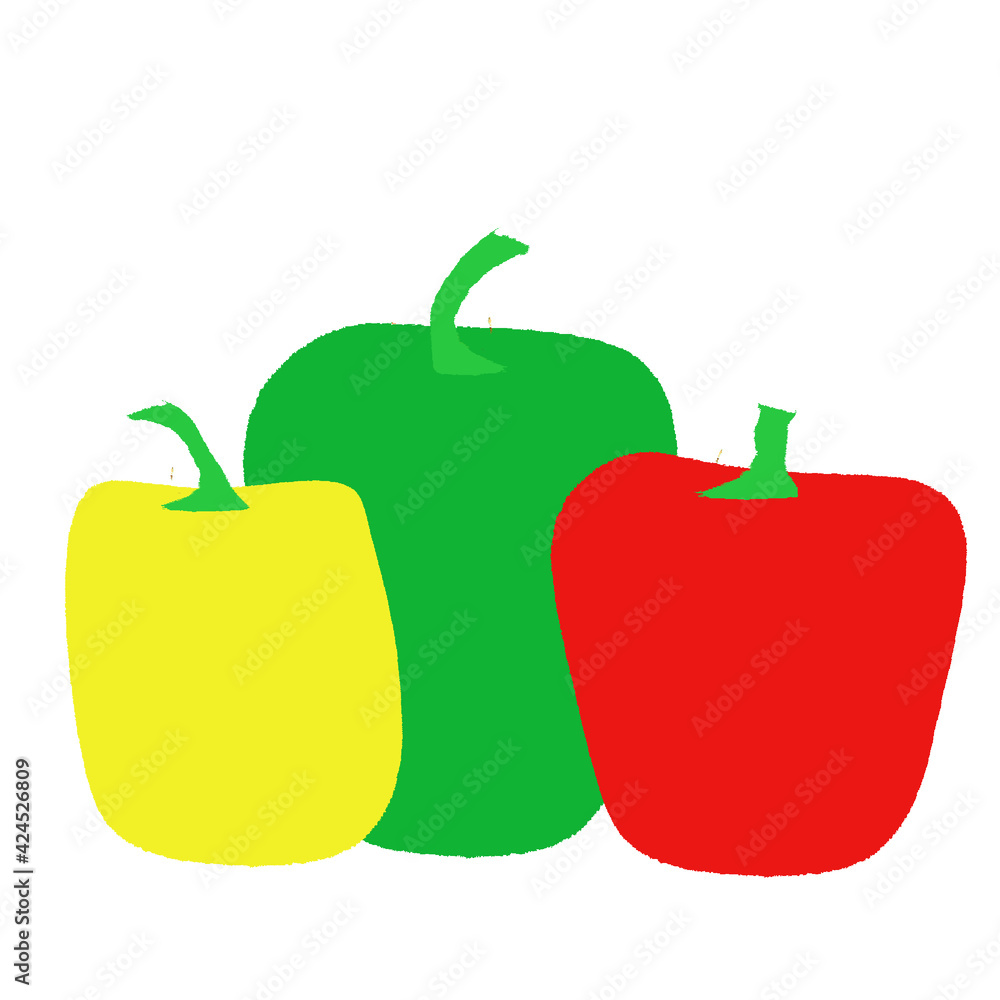 Pepper Stop Light Red Yellow Green Pepper Stop Light Red Yellow Green