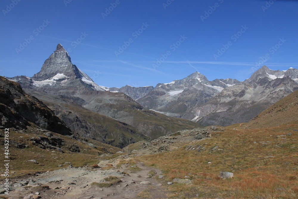 Mt. Matterhorn in Zermatt, Switzerland.