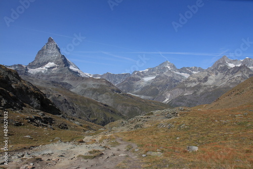 Mt. Matterhorn in Zermatt, Switzerland.