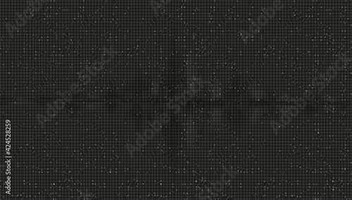 Digital Sound waves on black background,technology and earthquake wave concept,design for music industry,Vector,Illustration.