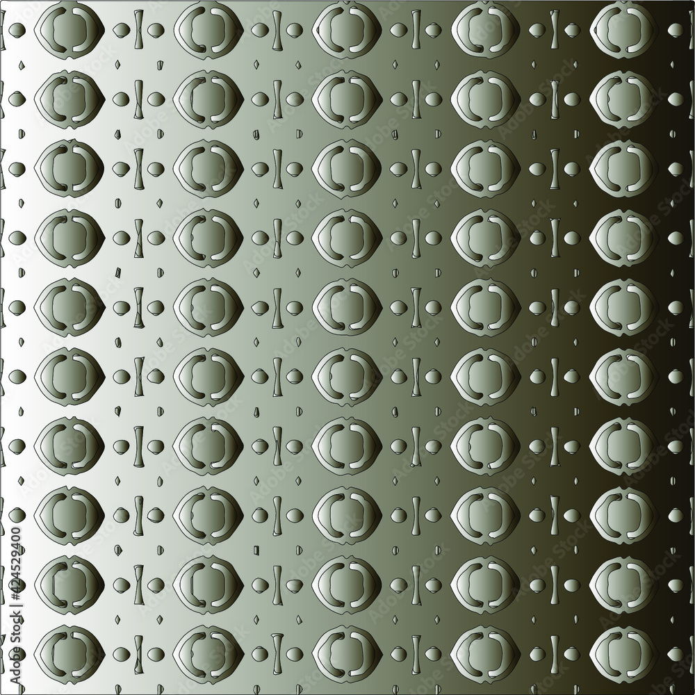 Pattern with a black-and-white gradient . Abstract metallic background Pattern with a black-and-white gradient . Abstract metallic background