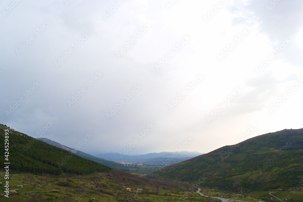 Fototapeta premium krajobraz góry niebo chmury widoki natura rośliny