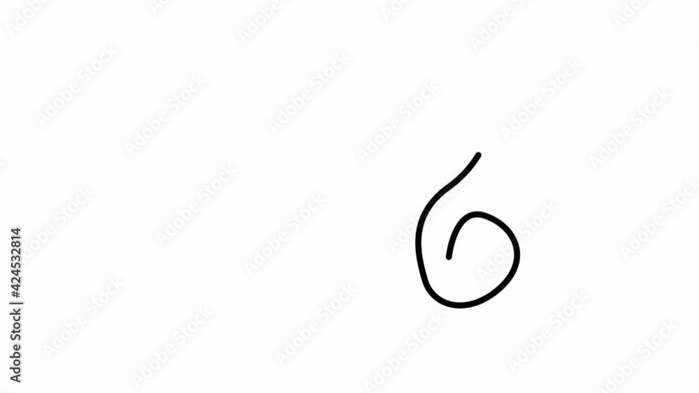 The animation of the treble clef is drawn. Music notes animation. Musical symbols on lines with swirls. The animation of the treble clef is drawn. Music notes animation. Musical symbols on lines with swirls.
