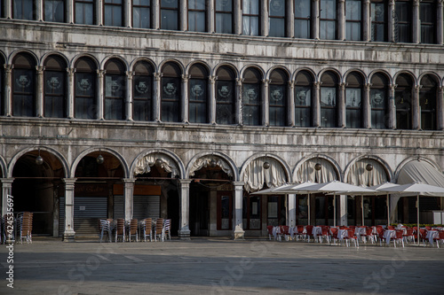 Piazza San Marco (St Mark's Square) in the morning, Venice, Italy