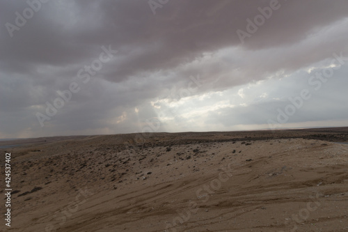 storm clouds over the desert © Slava