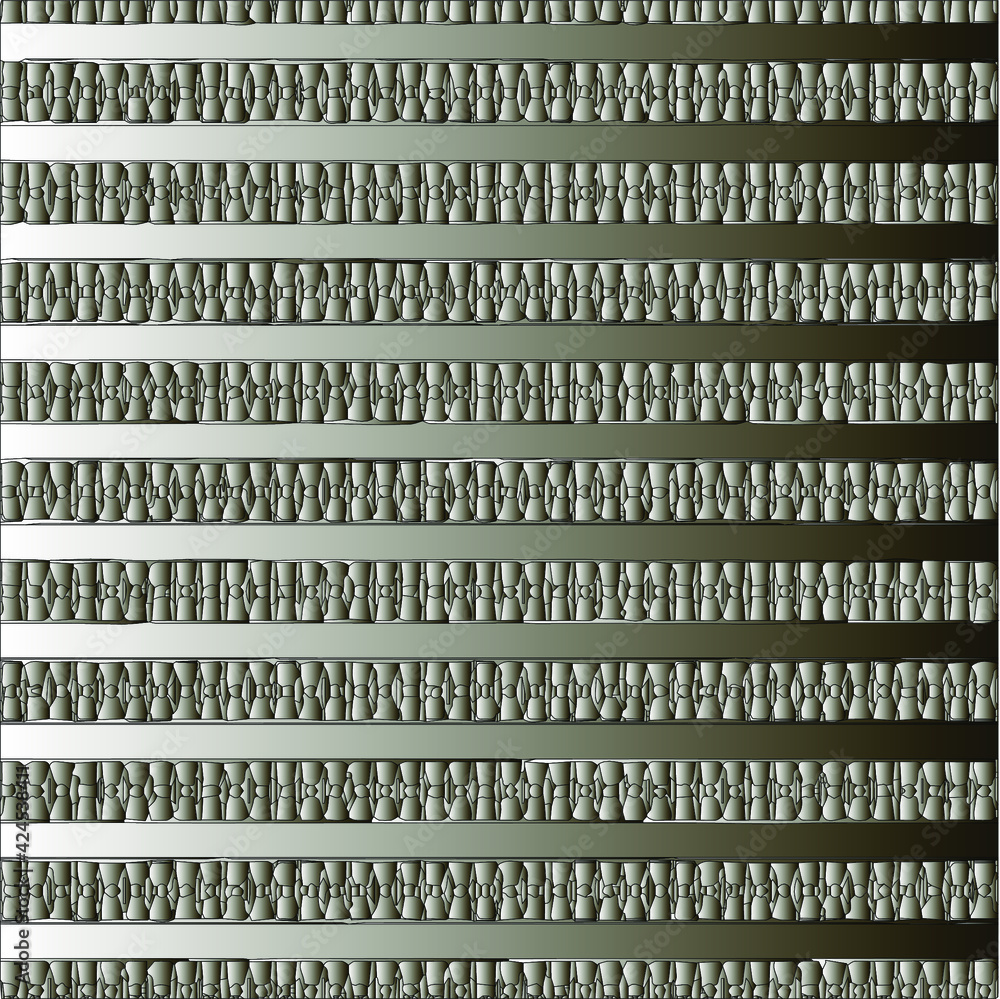 Pattern with a black-and-white gradient . Abstract metallic background Pattern with a black-and-white gradient . Abstract metallic background
