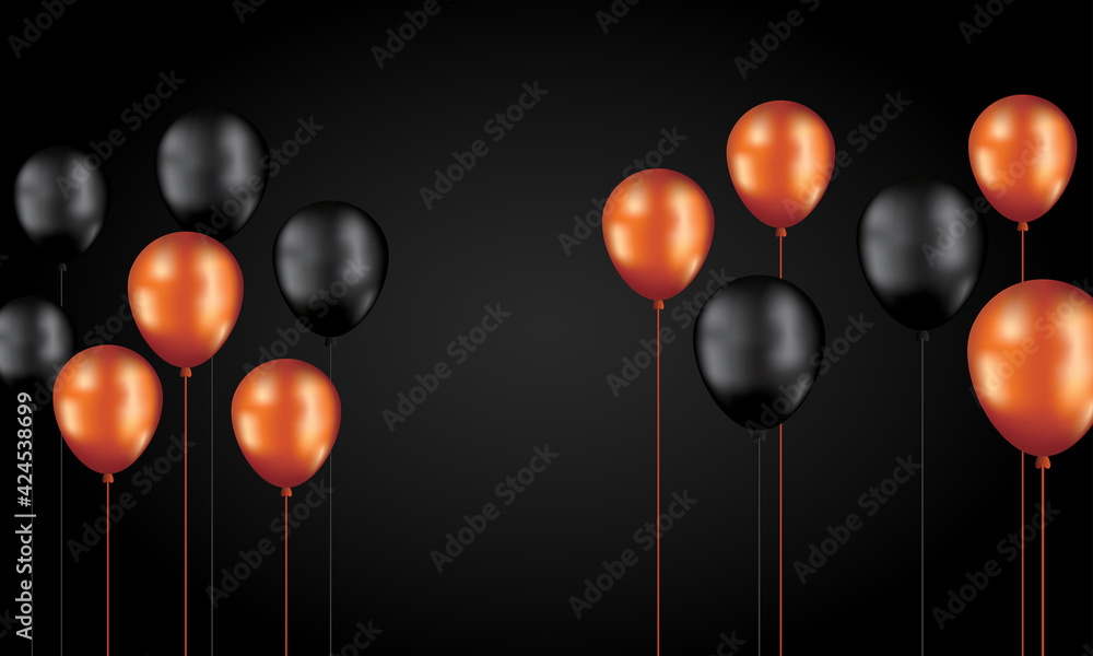 Happy Birthday background with illustrations balloon Happy Birthday background with illustrations balloon