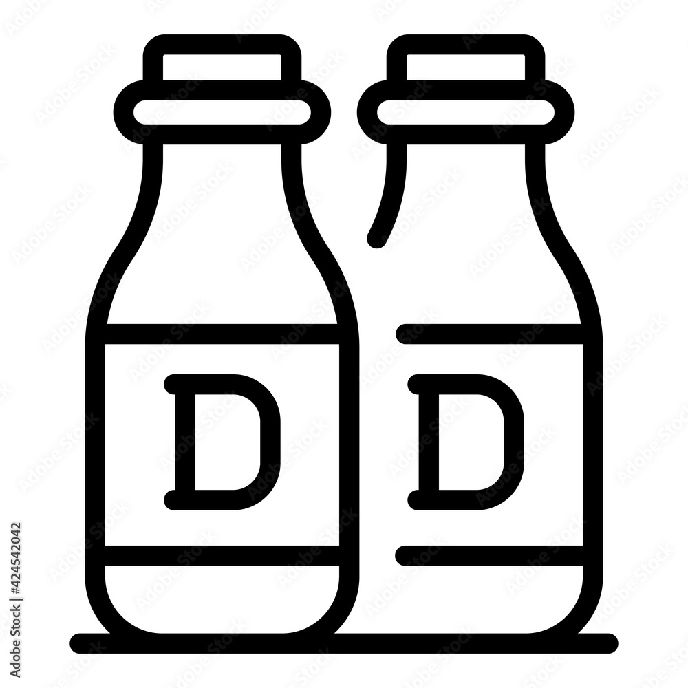 Vitamin drink icon. Outline vitamin drink vector icon for web design isolated on white background Vitamin drink icon. Outline vitamin drink vector icon for web design isolated on white background
