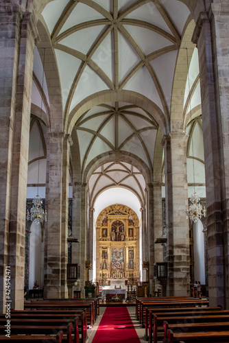 Catholic cathedral in the historic center of Miranda do Douro, Portugal