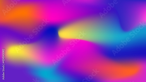 3D liquid holographic background . Minimal gradient background . 
