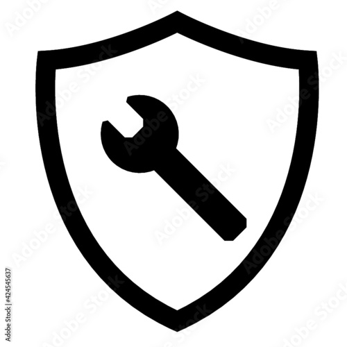 Icon Sicherheit Schraubenschlüssel