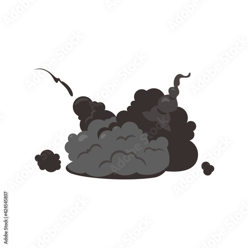 Black Smoke Explosion Composition