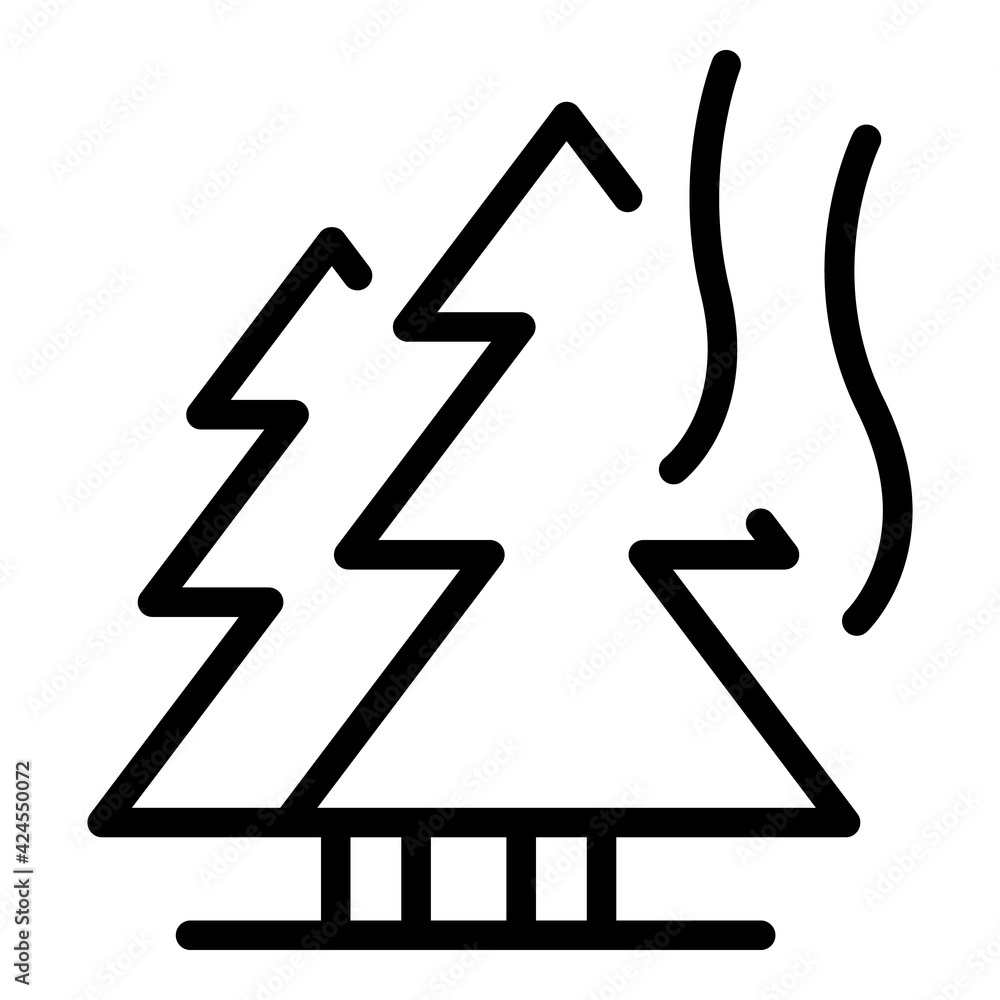 Nature blaze icon. Outline nature blaze vector icon for web design isolated on white background Nature blaze icon. Outline nature blaze vector icon for web design isolated on white background
