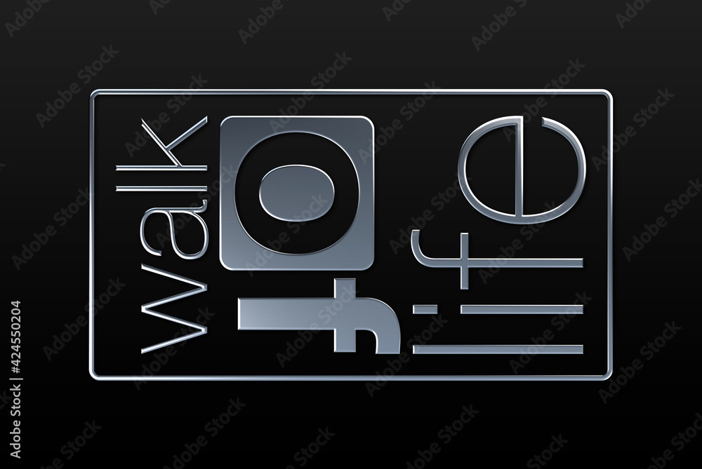 Walk of life con sfondo colorato Walk of life con sfondo colorato