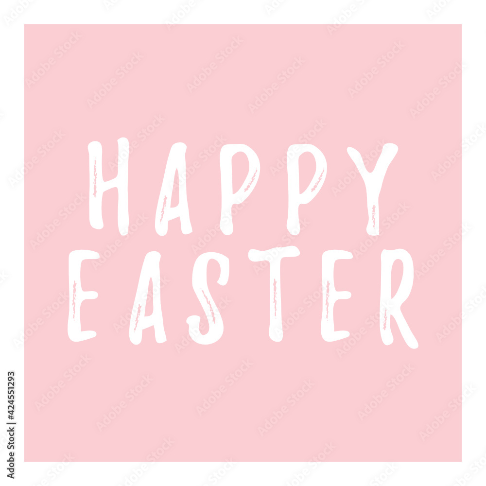 Happy Easter Banner, Trendy Easter Design, Easter Sunday Background, Easter Banner, Holiday Vector Illustration Background
