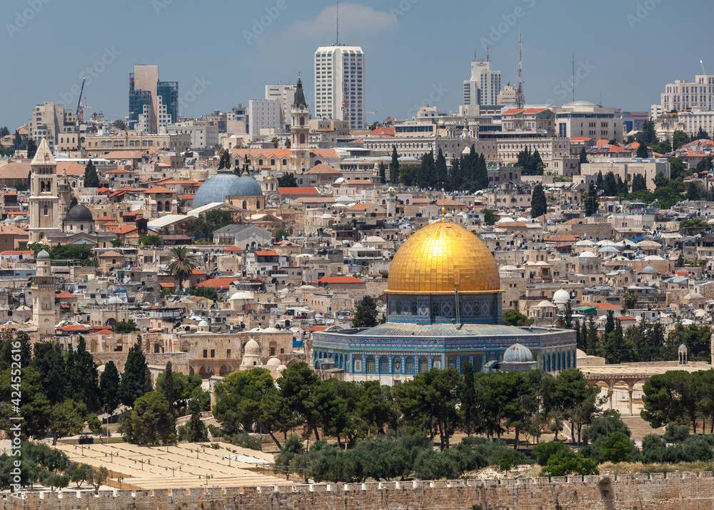 Nice panorama of the city of Jerusalem