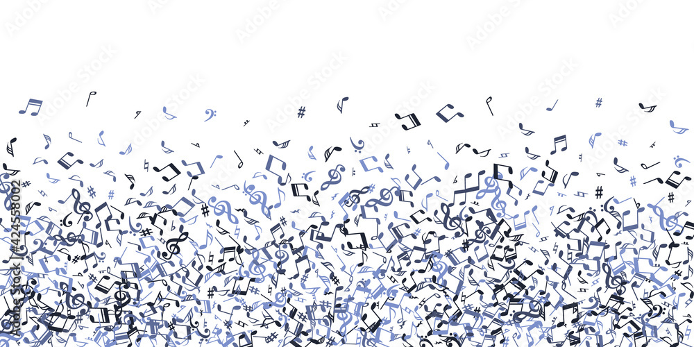 Music note icons vector backdrop. Song notation Music note icons vector backdrop. Song notation