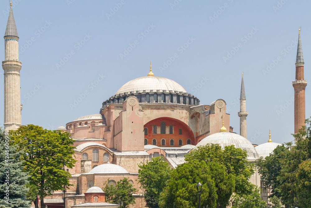 Mezquita Azul o Blue Mosque en la ciudad de Estambul o Istanbul en el pais de Turquia o Turkey