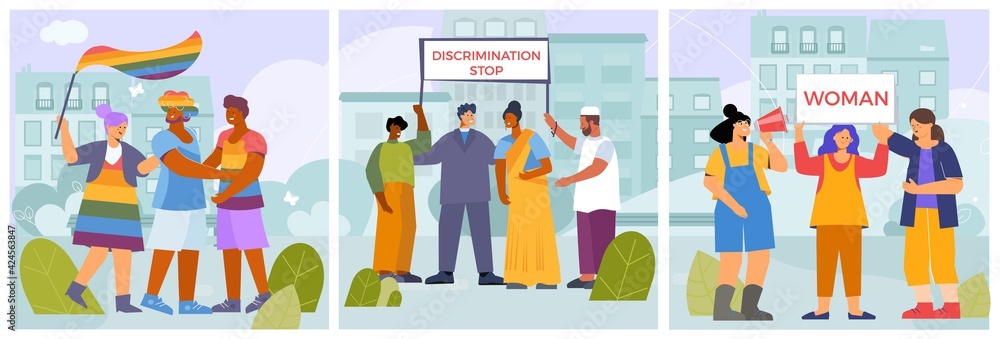 Discrimination Activists Compositions Set Discrimination Activists Compositions Set