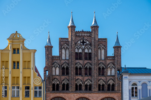 Hausfassaden in Stralsund