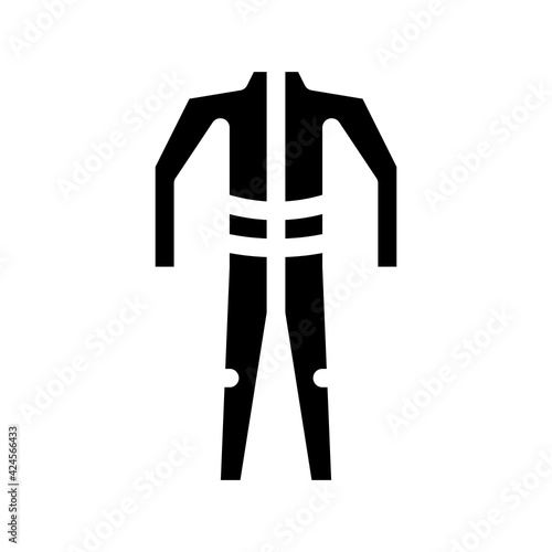 driver costume glyph icon vector. driver costume sign. isolated symbol illustration