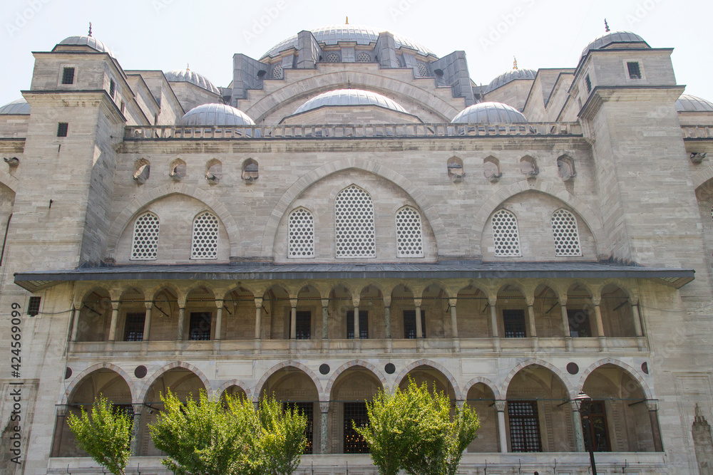 Mezquita o Mosque de Suleiman, en la ciudad de Estambul o Istanbul, en el pais de Turquia o Turkey