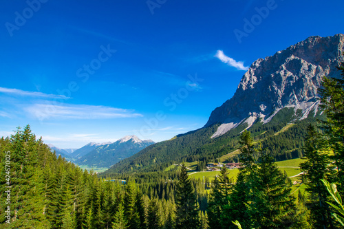 landscape in the mountains (Ehrwald, Tyrol, Austria)
