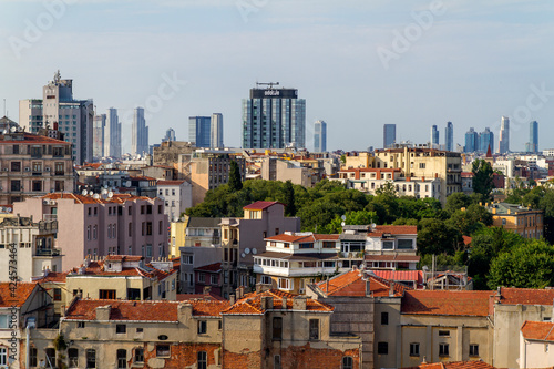 Panoramica, Panoramic, Vista o View de la ciudad de Estambul o Istanbul del pais de Turquia o Turkey desde la Torre o Tower Galata © Alvaro Martin