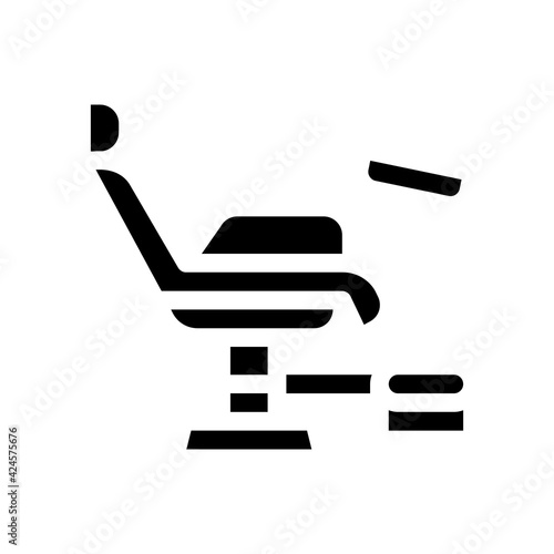 generic chair glyph icon vector. generic chair sign. isolated symbol illustration