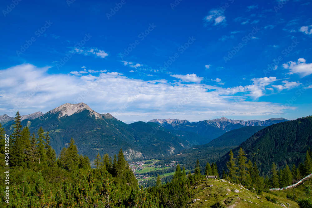 landscape with sky (Ehrwald, Tyrol, Austria)