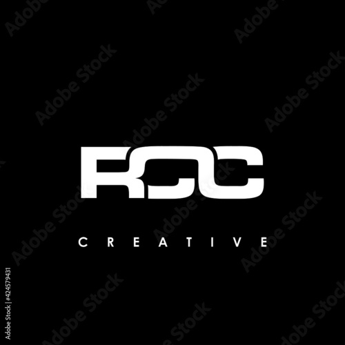 RCC Letter Initial Logo Design Template Vector Illustration photo
