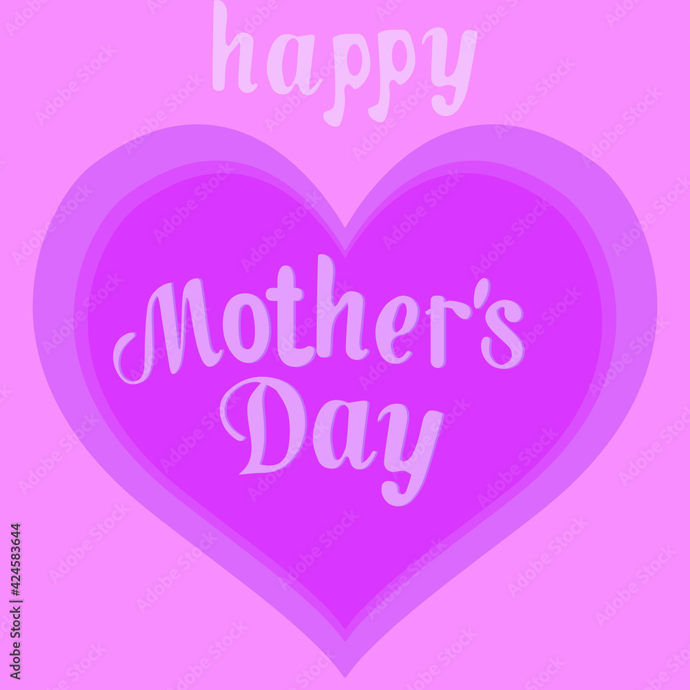 Mother’s Day greeting card (lettering)