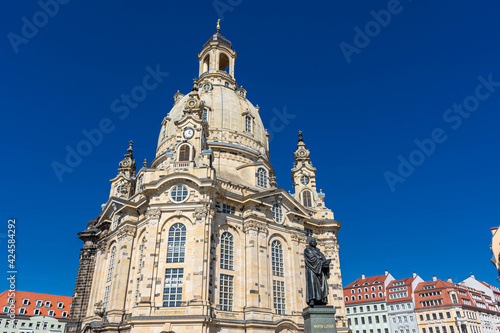 The Frauenkirche Cathedral of Dresden, Germany