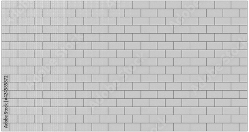 Patrón de bloques de cemento gris formando una pared