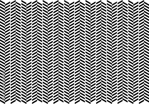 Rayas negras diagonales creando un efecto óptico de distorsión