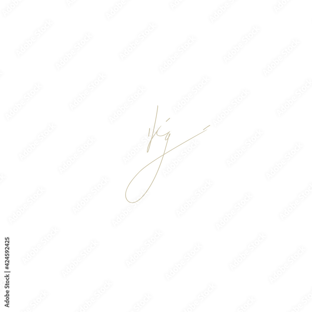 kg handwritten logo for identity kg handwritten logo for identity