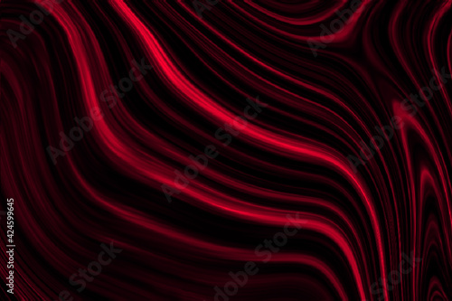 Red and black liquid texture. Abstract background vector