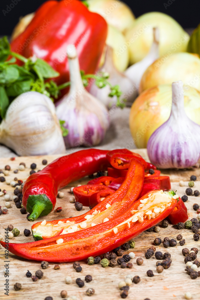 sliced hot red pepper sliced hot red pepper