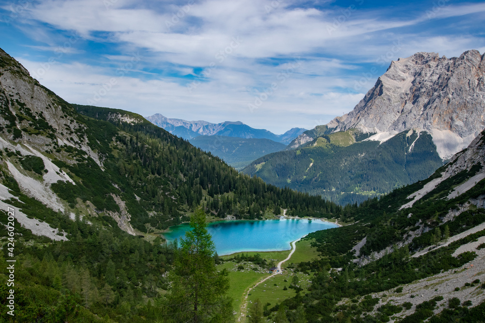 scenery next to the Seebensee, Tyrol (Austria)